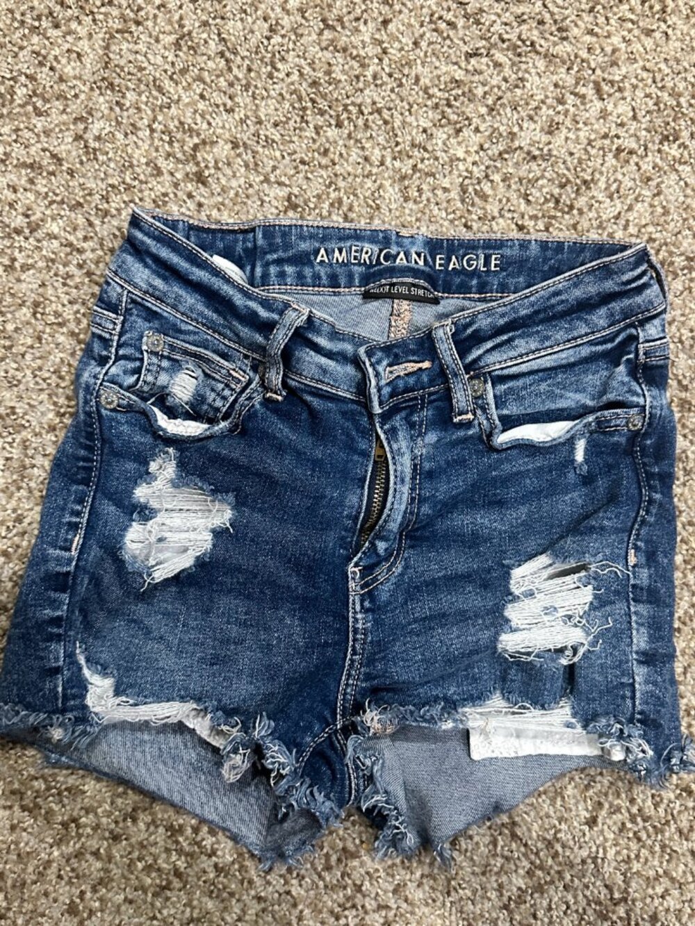 American Eagle High-Rise Shortie size 0